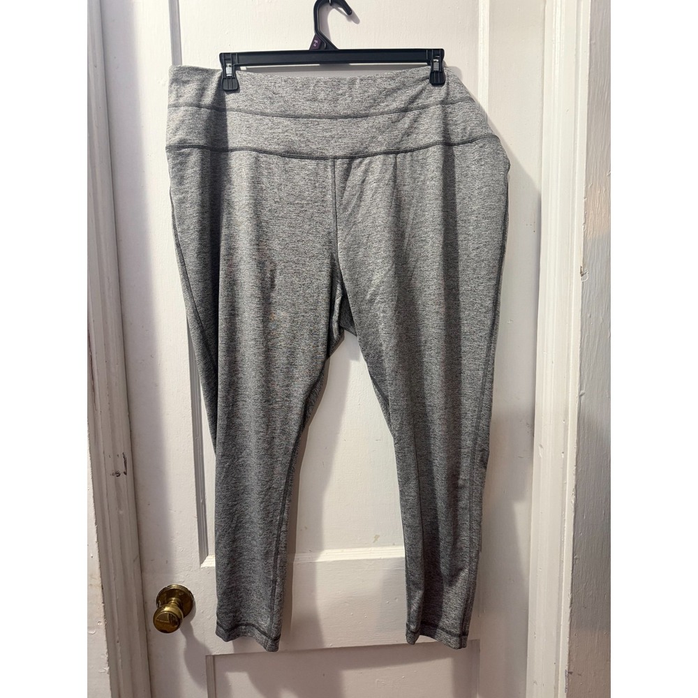Zelos Heather Grey Leggings in 4X